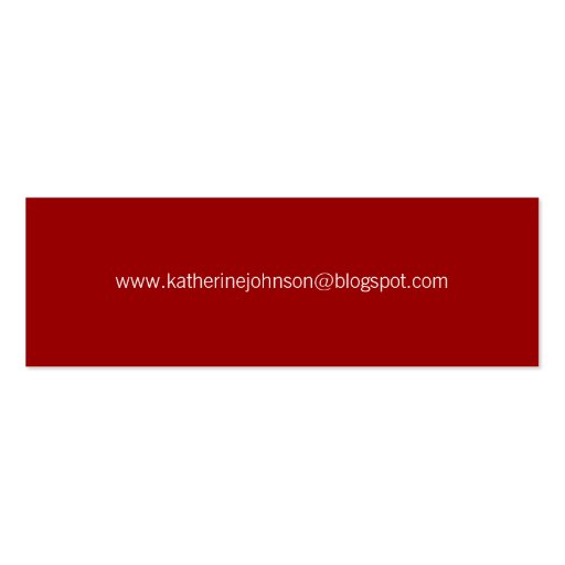 Bloom Tree Dots | *05 Profile Card | Gift Tag | Business Cards (back side)