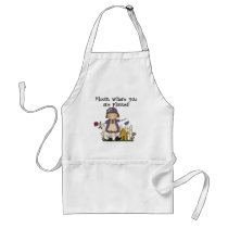 Bloom Where You Are Planted aprons