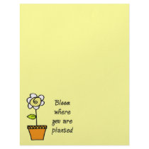 Bloom Where You Are Planted II Letterhead