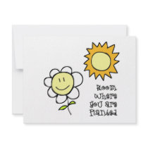 Bloom Where You Are Planted invitations