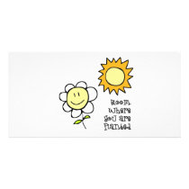 Bloom Where You Are Planted photo cards by TotallyRandom Bloom Where You Are Planted photo cards