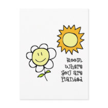 Bloom Where You Are Planted postcards