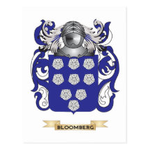 Bloomberg Coat of Arms (Family Crest) Postcards