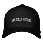 Bloomberg embroidered hats