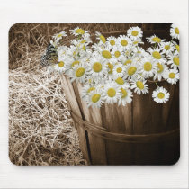 Blooming Basket Mouse Pads