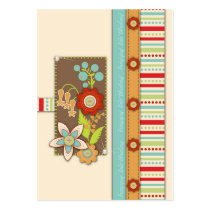 Blooming Birthday Gift Tag business cards by holidayparade Blooming Birthday Gift Tag business cards