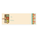 Blooming Birthday Skinny Gift Tag business cards