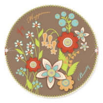 Blooming Birthday Sticker
