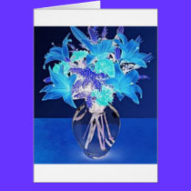 Blooming-Blue cards by Passport2Heaven Blooming-Blue cards