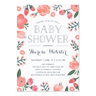 Blooming Botanicals | Baby Shower Invitation