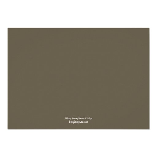 Blooming Branches Wedding Invitation - Orange