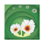 Blooming Cactus Fridge Magnets