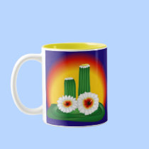 Blooming Cactus mugs