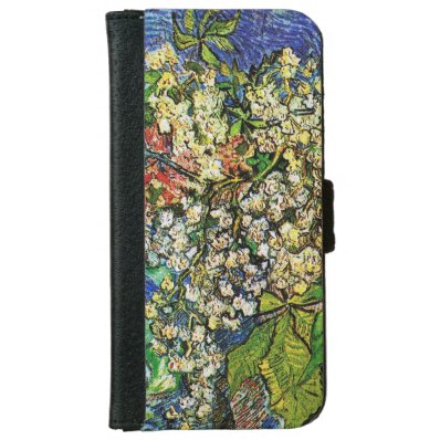 Blooming chestnut branches iPhone6 Wallet Case