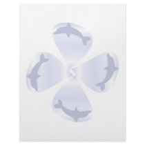 Blooming Dolphins letterhead by mydeas Blooming Dolphins letterhead