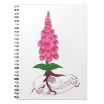 Blooming foxgloves Notebook