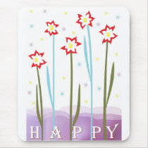 Blooming Happiness mousepads