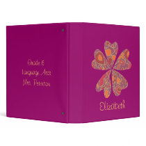 Blooming-hearts binder