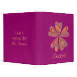 Blooming-hearts binder