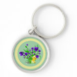 Blooming Hearts Easter Chick Keychain