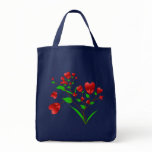 Blooming Hearts Tote Bag