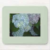 Blooming Hydrangeas mousepad by seashell2 Blooming Hydrangeas mousepad