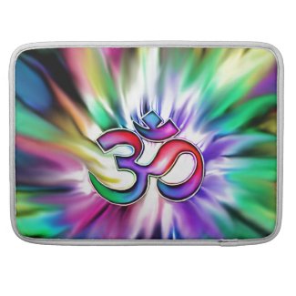 Blooming Rainbow Lotus OM Sleeve For MacBooks