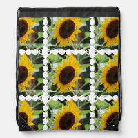 Blooming Sunflowers Cinch Bag