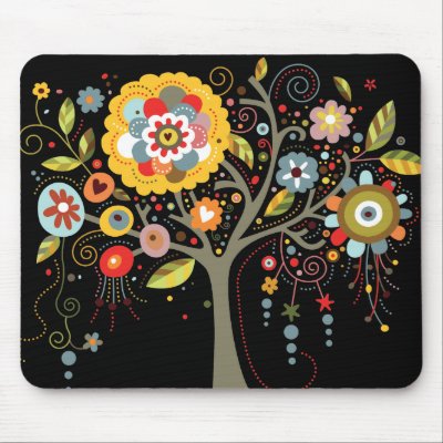 Blooming Tree Mouse Pad by ShouShou