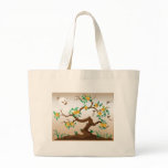 Blooming Tree with Hummingbirds Tote Bag