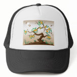 Blooming Tree with Hummingbirds Hat