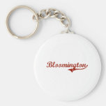 Bloomington Indiana Classic Design Key Chains