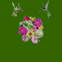 Blooms and Birds t-shirts