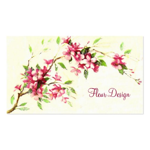 Blooms Business Card (front side)