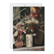 Blooms by Ury impressionist art foral bouquet Custom Invitation