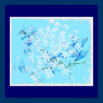 Blooms in Blue posters