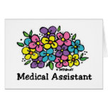 Blooms Medical Assistant Greeting Cards