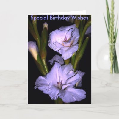 blooms, Special Birthday Wishes Cards from Zazzle.com