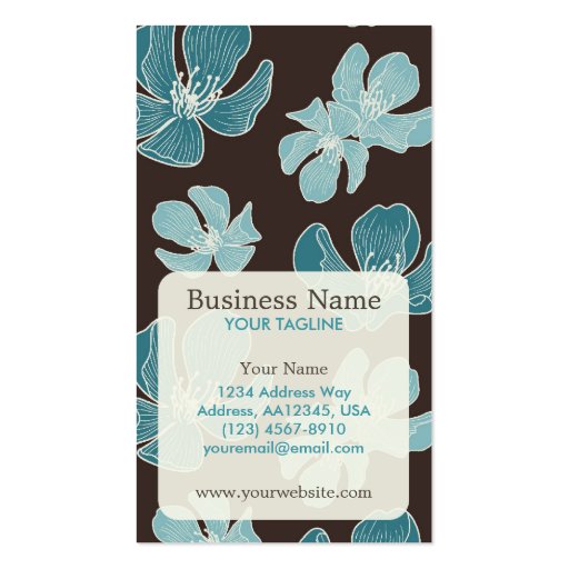 Blossom Appointment Business Card (front side)