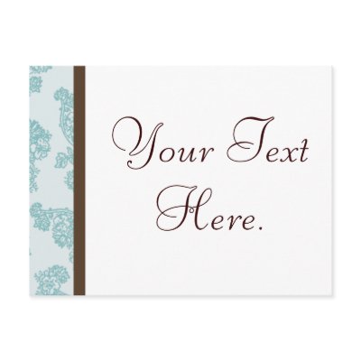blossom border 2 postcards by InvitationsByChrissy