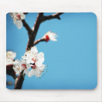 Blossom Clouds Mousepad by starlingphotos Blossom Clouds Mousepad