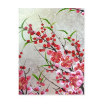 Blossom In Gold Post Cards