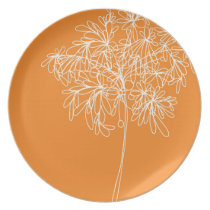 Blossom Pop Orange - Plate plates