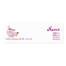 Blossom skinny profile / business cards