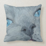 Blossom the Ragdoll Cat Throw Pillow