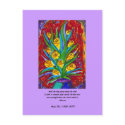 Blossom with Quote postcards by aniaArt Blossom with Quote postcards