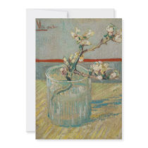 Blossoming Almond Branch by Vincent van Gogh invitations by Ladiebug Blossoming Almond Branch by Vincent van Gogh invitations
