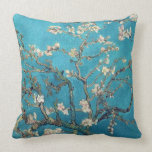 Blossoming Almond Tree by Van Gogh Throw Pillow