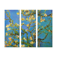 Blossoming Almond Tree by Vincent van Gogh wrappedcanvas