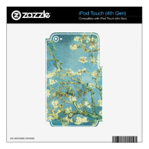 Blossoming Almond Tree by Vincent Van Gogh iPod Touch 4G Decal